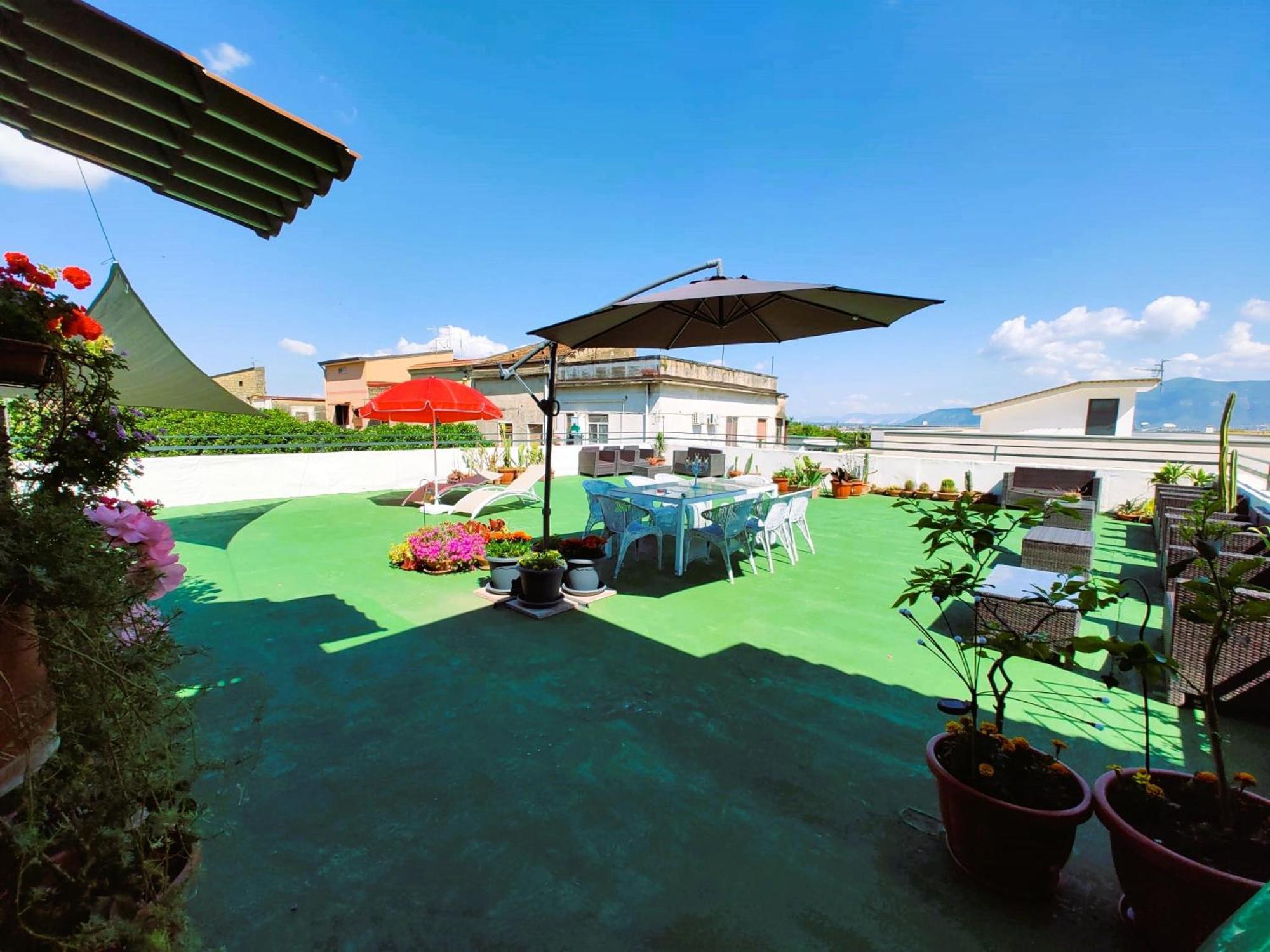 Palazzo Di Donna Panoramic Terraces And Private Parking Strategic To Amalfi Coast, Pompei, Napoli Villa Sant'Egidio del Monte Albino Exterior photo